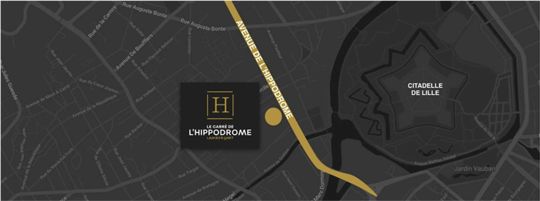 Google Map : LE CARRE DE L'HIPPODROME 