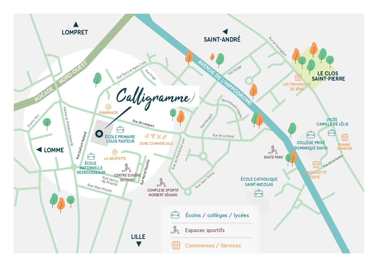 Google Map : CALLIGRAMME 